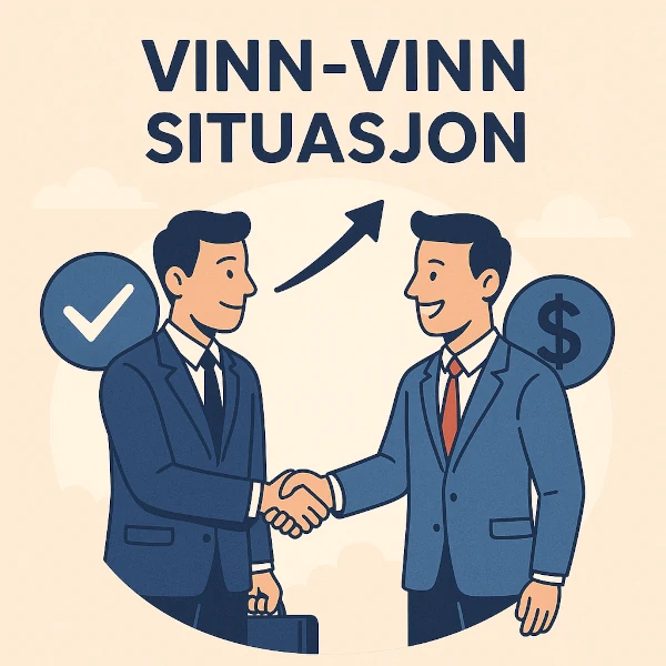 Når begge parter tjener på samarbeidet – en ekte vinn-vinn situasjon.