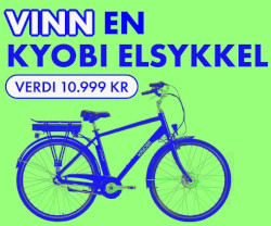 Vinn en Kyobi elsykkel